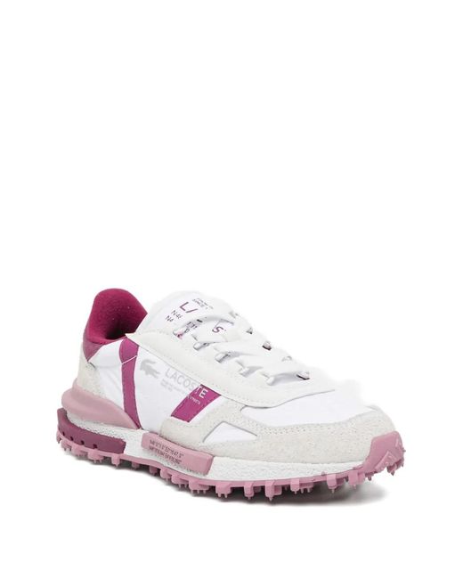 Lacoste Pink Baskets Elite Active