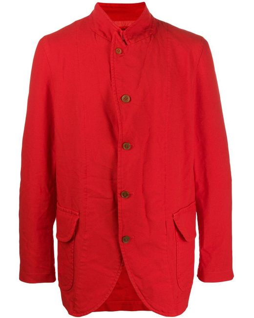 Comme des Garçons Synthetic Casual Cut Blazer in Red for Men - Lyst