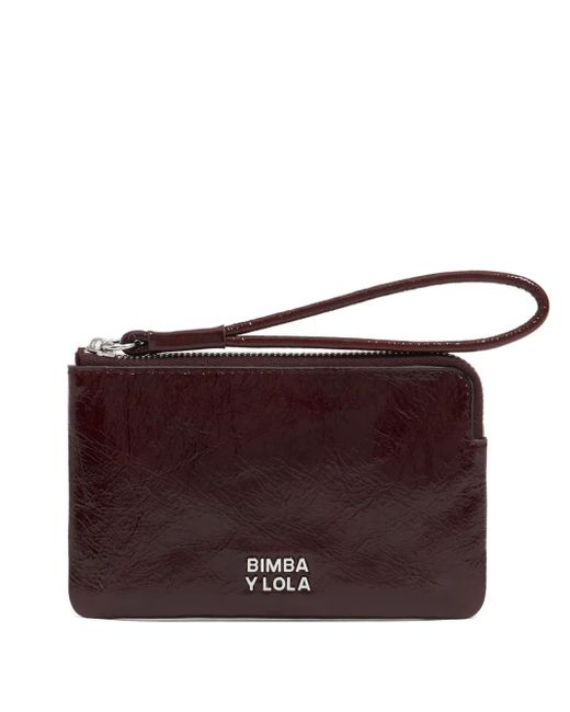 Bimba Y Lola Purple Small Leather Coin Purse