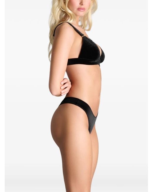 Maison Close X Scandale Rococo Triangel Bh in het Black