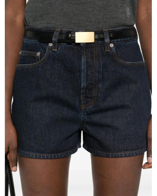 Burberry Blue Pro Denim Shorts Label
