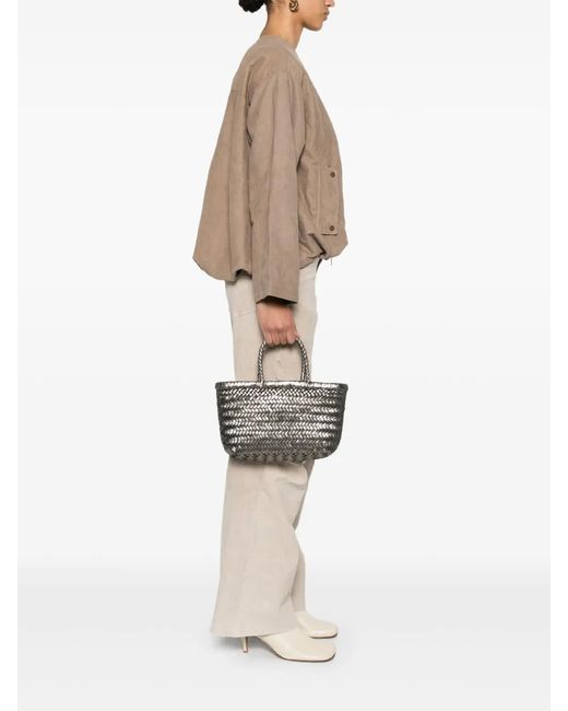 Dragon Diffusion Gray Mini Flat Gora Tote Bag