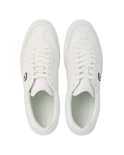 Karl Lagerfeld White Ikon Nft Patch Sneakers