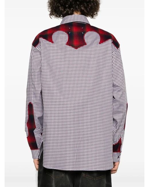 メンズ Maison Margiela X Pendleton チェック シャツ Red
