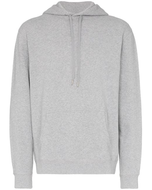 Sunspel Hoodie Met Loopback in het Gray voor heren