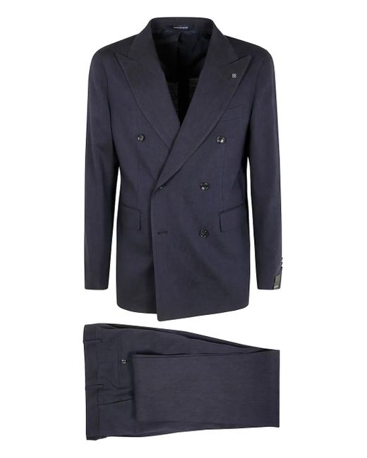 メンズ Tagliatore ダブルスーツ Blue