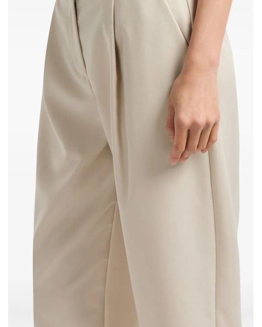 ARMANI EXCHANGE White Straight-Leg Trousers