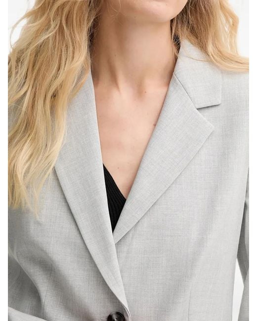 Chaqueta Con Botones Benetton de color Gray