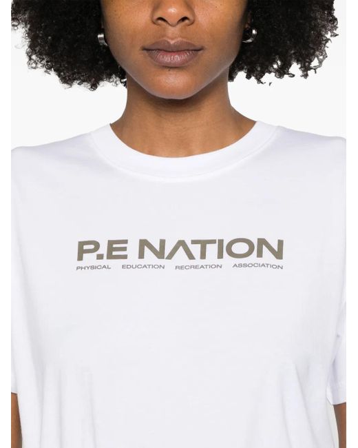 P.E Nation White Aero T-Shirt