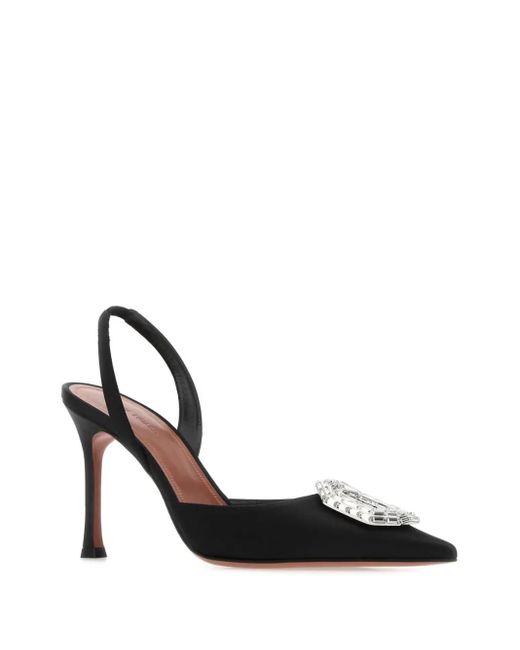 AMINA MUADDI Black 70Mm Camelia Pumps