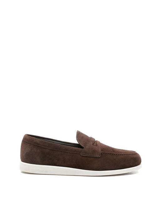 Church's Brown Mocassins Portsmouth En Daim for men
