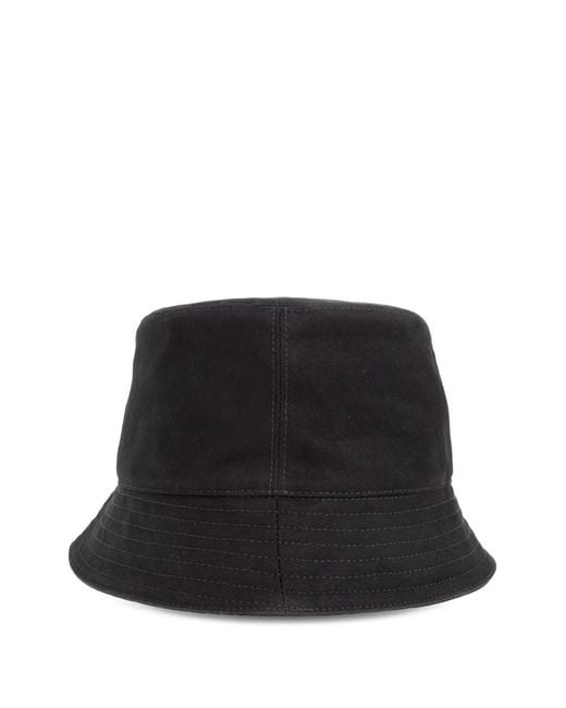 DSquared² Black Rebels-Appliqué Bucket Hat for men