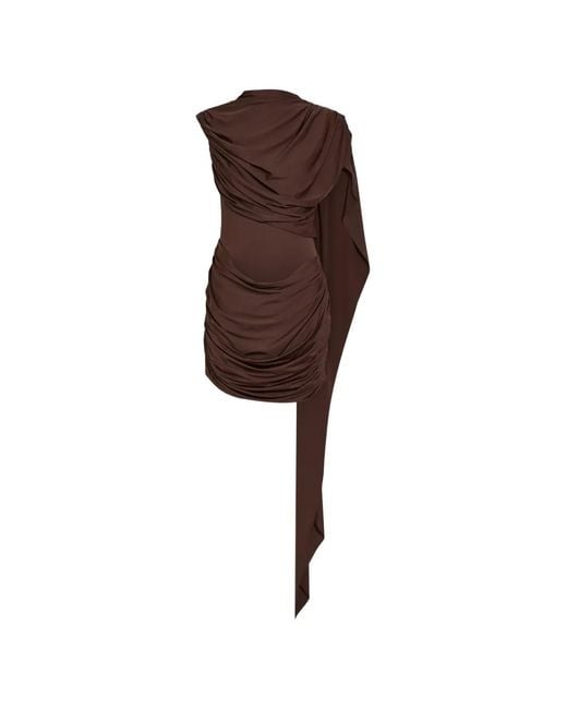 de la vali brown lace dress AUSTERE MAXI DRESS IN MAROON LACE – DE LA VALI OFFICIAL
