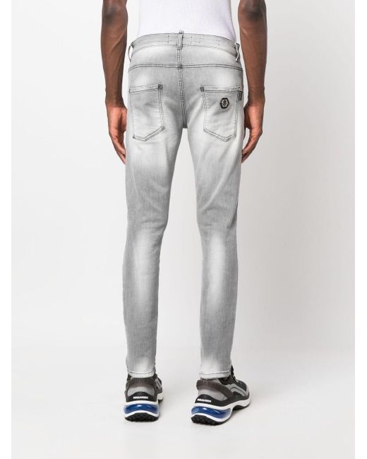 Philipp Plein Skinny Jeans in het Grijs voor heren | Lyst NL