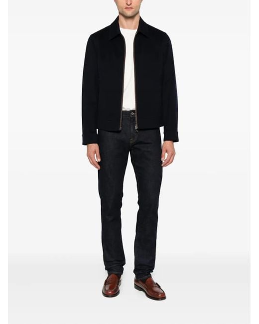 Paul & Shark Black Cashmere Jacket for men