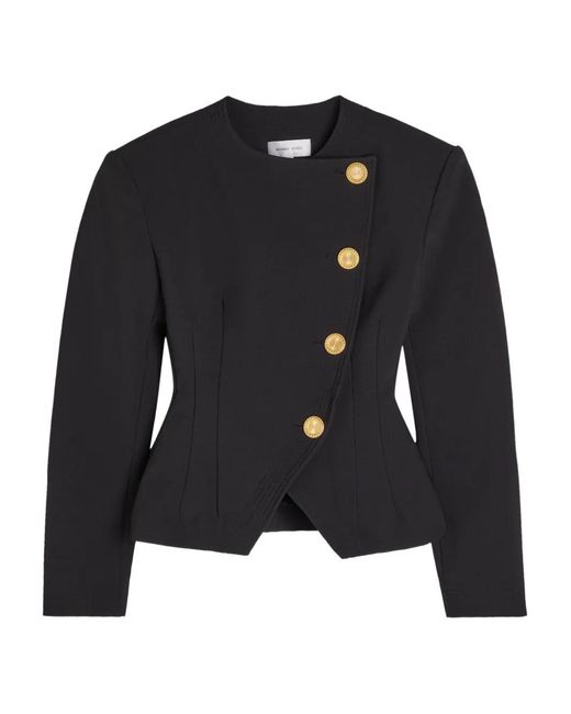 Ronny Kobo Blue Tone Button Jacket