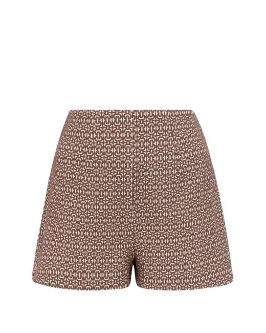 CAYET Natural Rose Mini Shorts