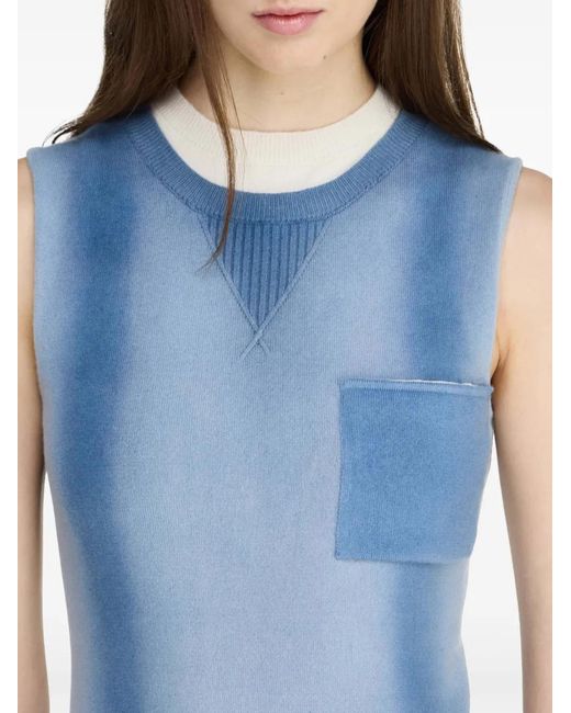 J.W. Anderson Blue Knitted Mini Dress