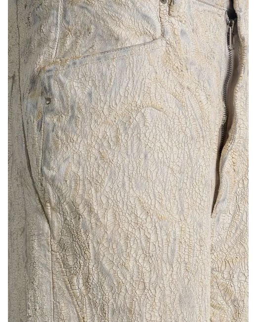 Rick Owens テクスチャード スカート Gray