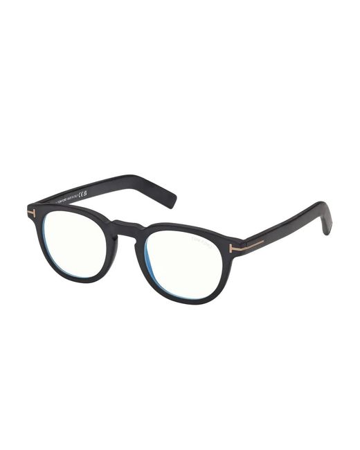 Tom Ford Brown Round-Frame Glasses