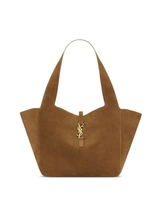 Saint Laurent Brown Le 5 À 7 Small Bea Bag