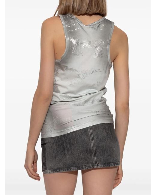 DIESEL Gray T-Anny Tank Top