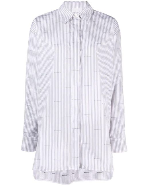 Givenchy White Tailored Striped Shirt