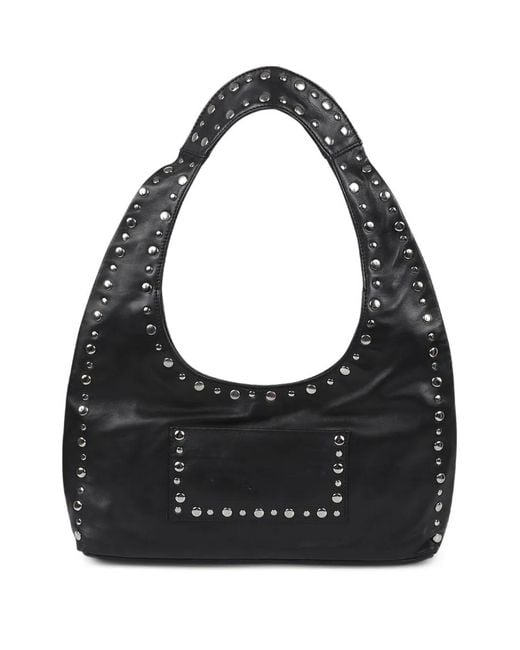 GIMAGUAS Black Franca Studded-Embellished Tote Bag