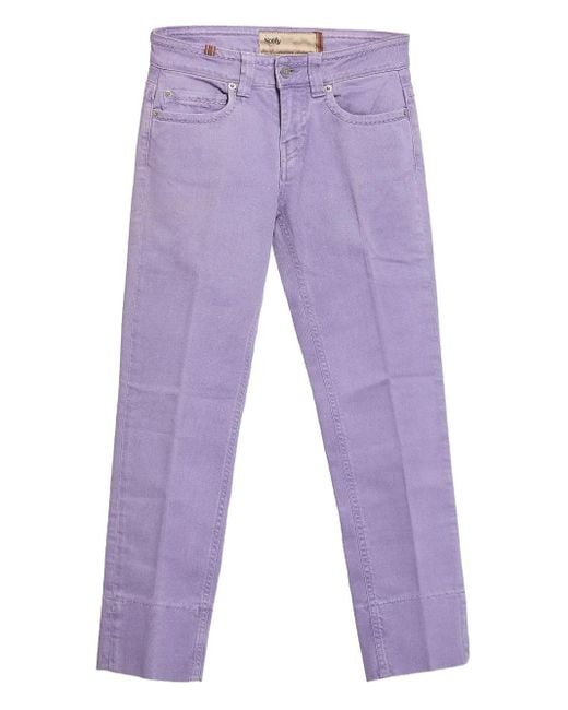 Notify Purple Five-Pocket Cotton-Blend Jeans