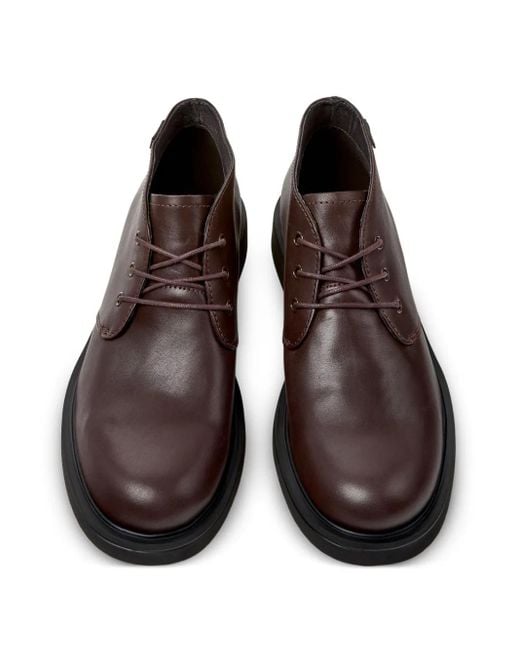 Desert-Boots Norman En Cuir À Lacets Camper pour homme en coloris Brown