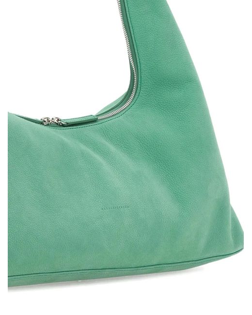 MARGE SHERWOOD Green Suede Shoulder Bag