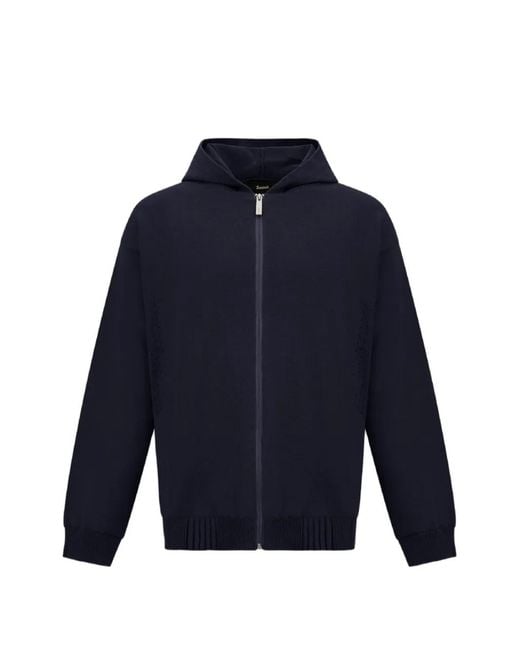 Laminar Blue Hoodie Zippé