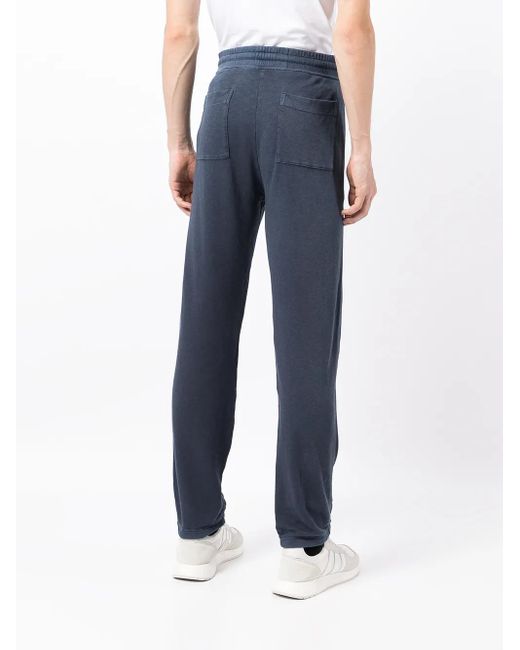 James Perse Blue Drawstring Fleece Sweatpants for men
