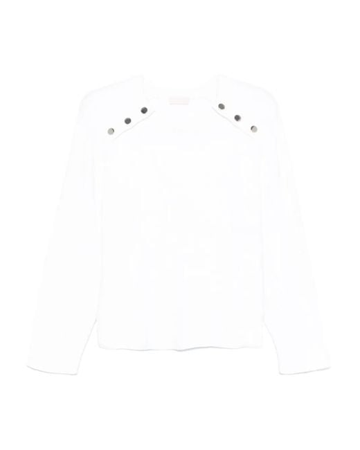 Liu Jo ロングスリーブ トップ White