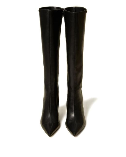 Twinset 100 Mm Laarzen Met Logoplakkaat in het Black