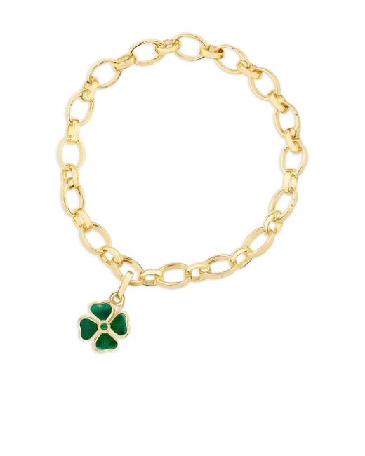 Faberge Metallic 18kt Yellow Gold Heritage Clover Charm