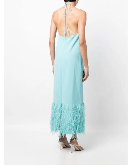 Alexis Blue Izzie Halterneck Dress