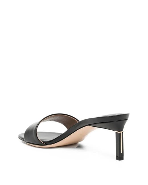 Tom Ford White Leather Mules