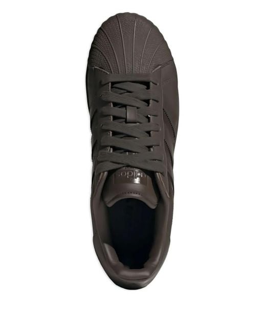 Adidas Brown Superstar Xlg "Shadow/Shadow/Core" Sneakers for men