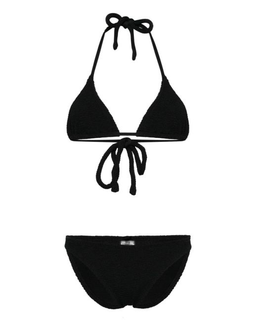 Hunza G Black Tammy Triangle Bikini