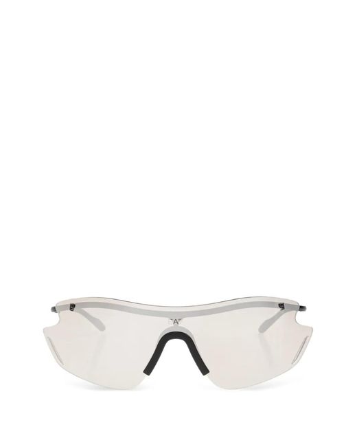 EA7 Natural Rimless Geometric-Frame Sunglasses for men