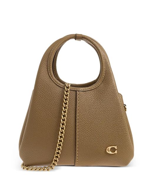 COACH Natural Sac Cabas Lana À Détail De Logo
