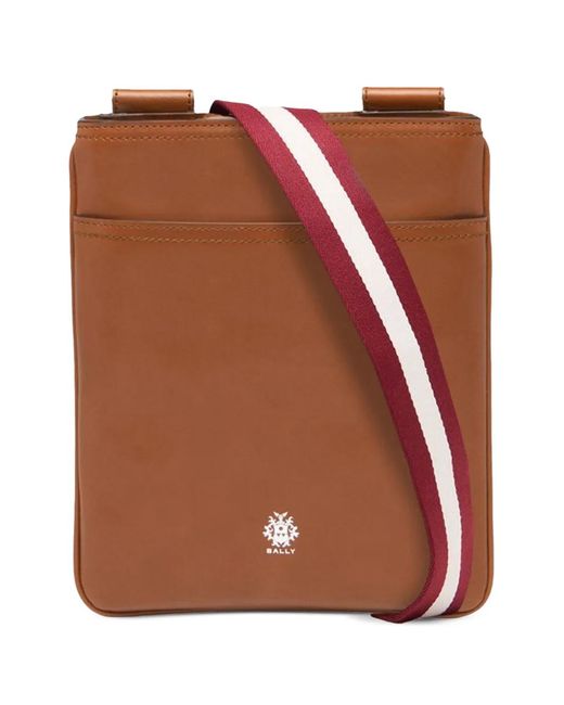 Bally メンズ ブラウン Ray ショルダーバッグ