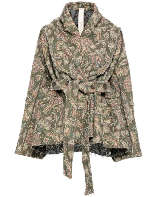 Forme D'expression Green Cotton Jacket