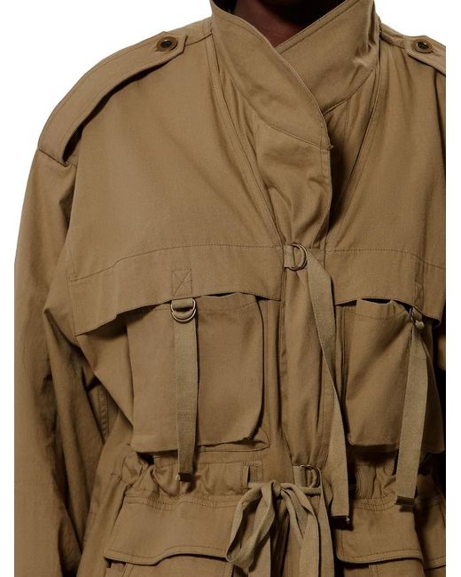Isabel Marant Natural Beriza Cotton Jacket