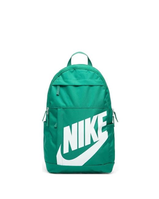 Nike Green Elemental Logo-Print Backpack