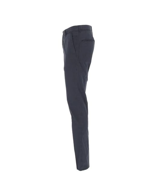 Incotex Blue Belt Loops Chinos for men