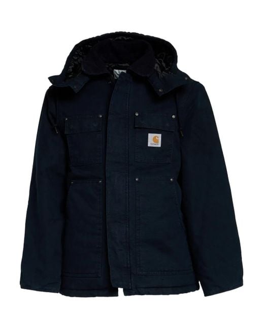 Manteau Ambel À Capuche Carhartt pour homme en coloris Blue