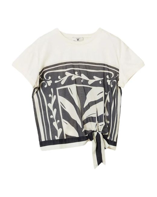 Twinset グラフィック トップ White