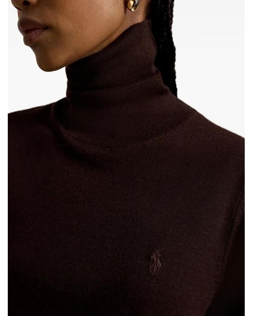 Polo Ralph Lauren Red Pull À Col Roulé